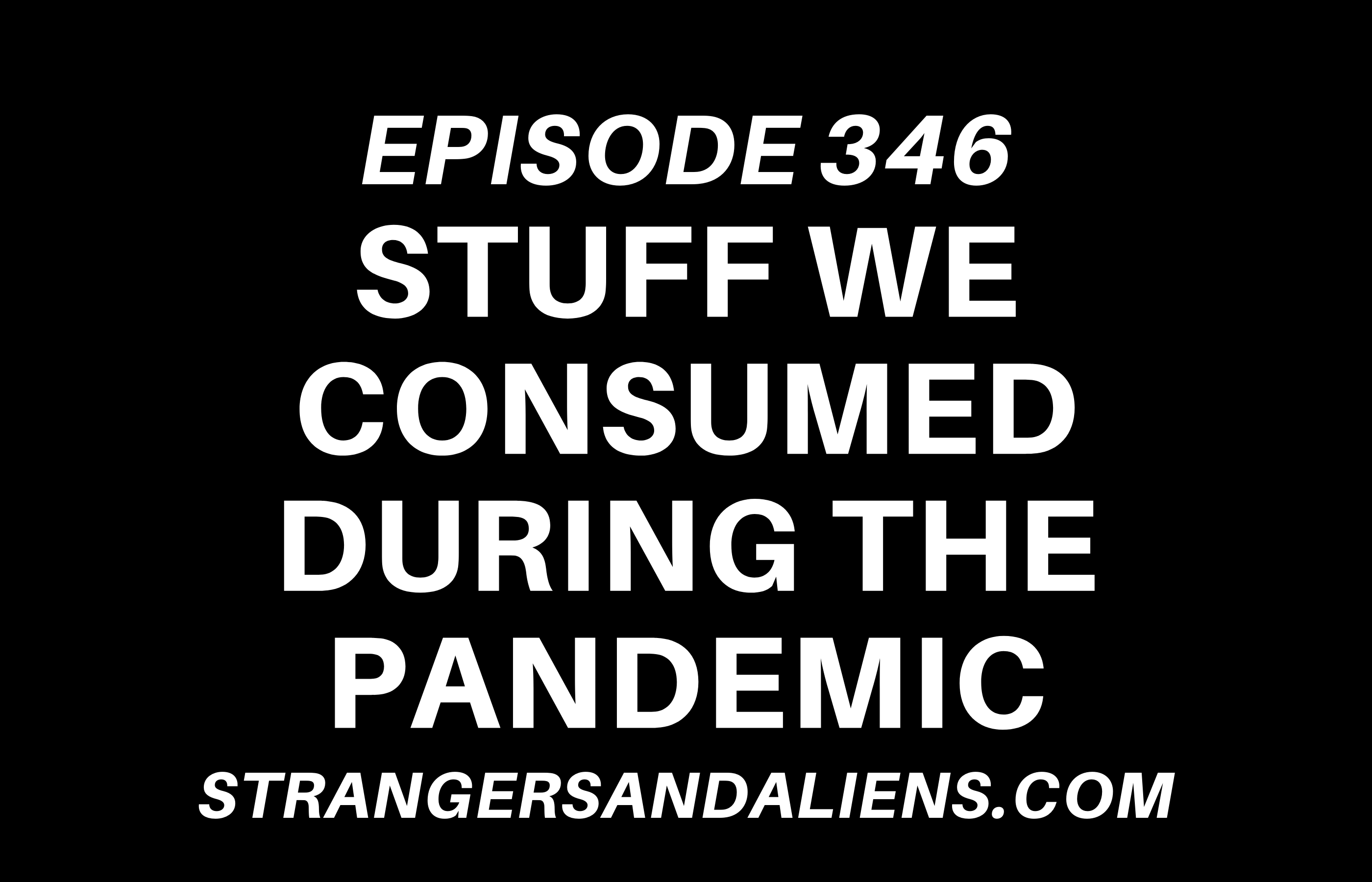 Stuff We Consumed During the Pandemic – SA346